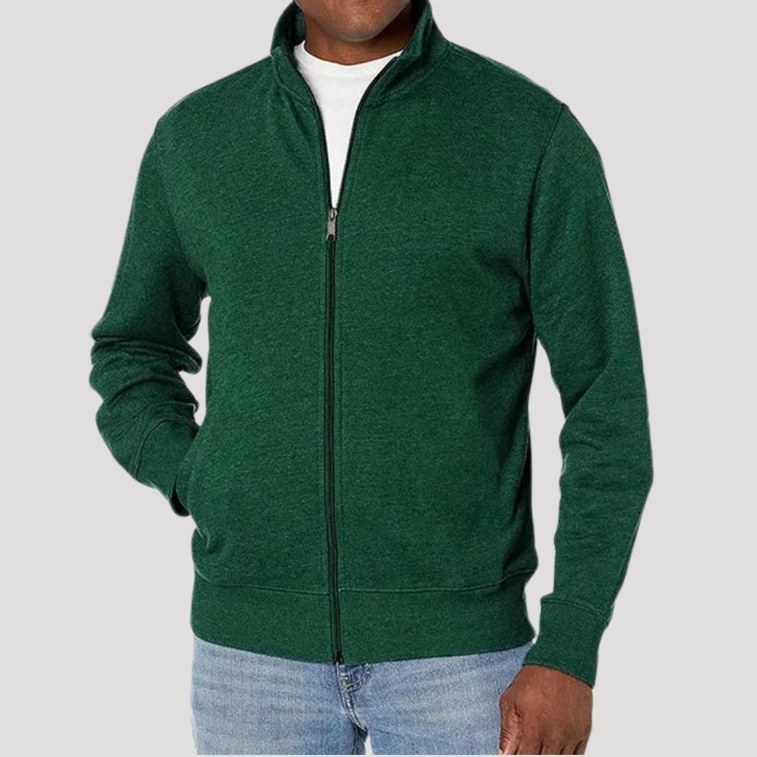 Men's Casual Jacket Modern Zipper Design
