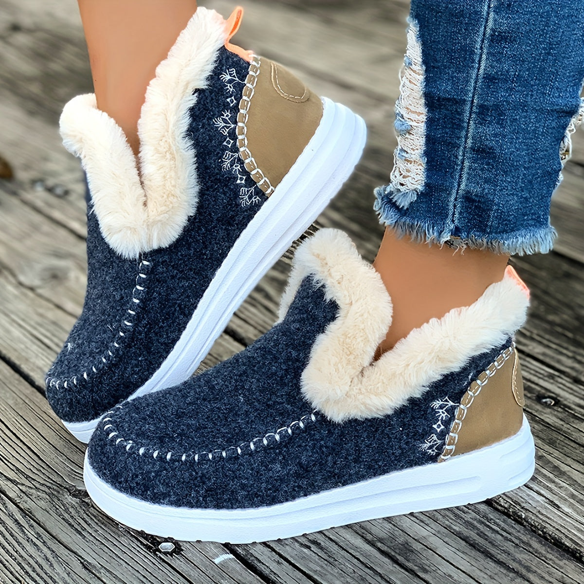Women's Shoes Warm Fleece Non-Slip