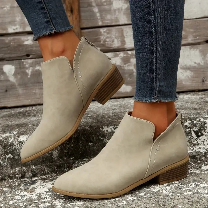 Stylish Apparel | V-Neck Elegant Boots for Women