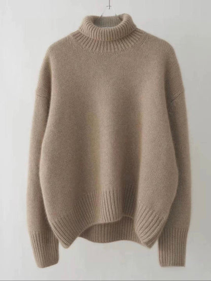 Kaschmir Rollkragenpullover Warm Für Kalte Tage - IdealeKleiden