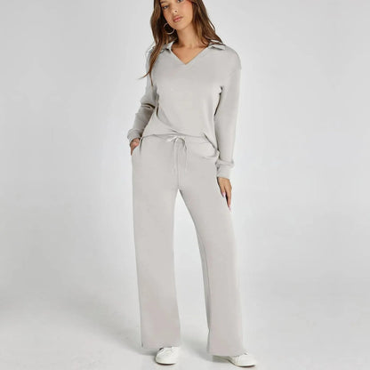Women's Loungewear Set with Comfortable Trousers