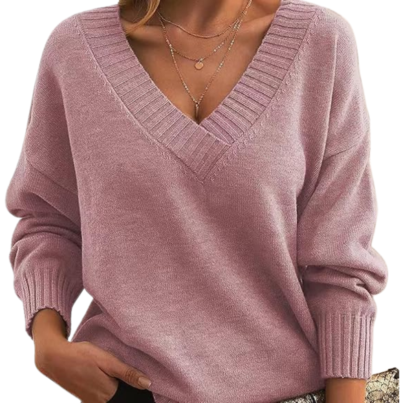 Stylish V-Neck Sweater for Women