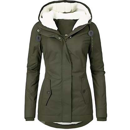 Waterproof Women's Rain Pants Hooded Velvet Trousers