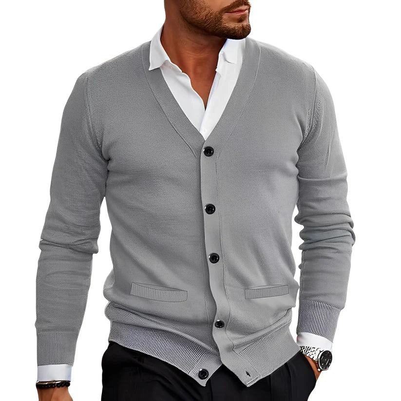 Herren Cardigan Bequem Casual Style