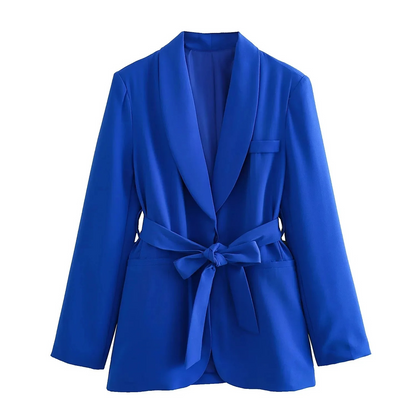 Fashionable Home Suit Set Blazer and Pants Multicolor