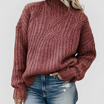 Stylish Women's Knitted Jumper Warm