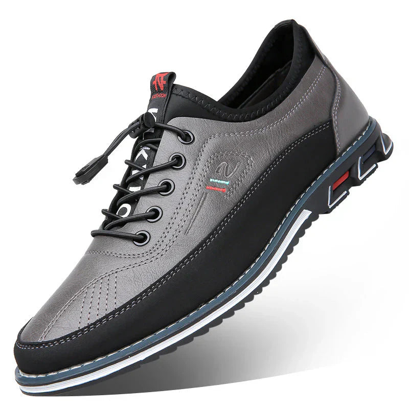 Herren Sneaker Rutschfest Leder Sport