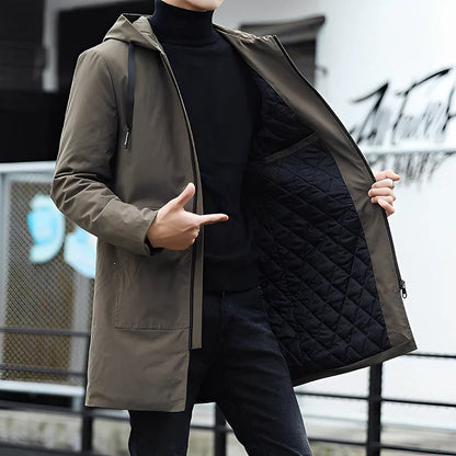 Waterproof Rain Jacket for Men with Hood, Outdoor