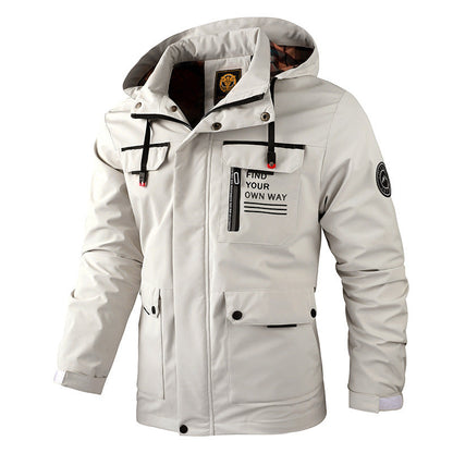 Wasserdichte Outdoor-Jacke Männer Sportlich - IdealeKleiden