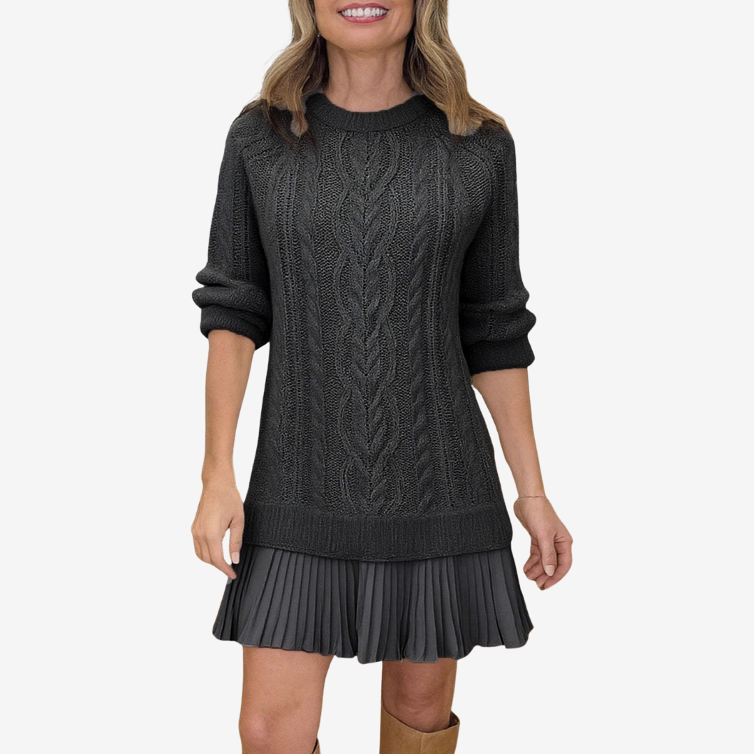 Weiches Strickkleid Damen Elegant