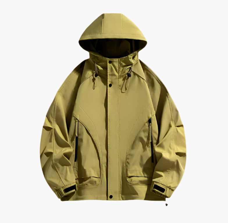 Waterproof Outdoor Jacket Sporty Functional Design
