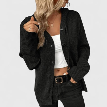 Elegant Cardigan Women Classic Buttons