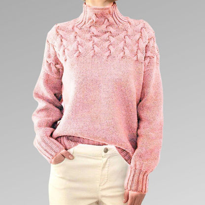 Stylish Turtleneck Sweater Elegant Warm