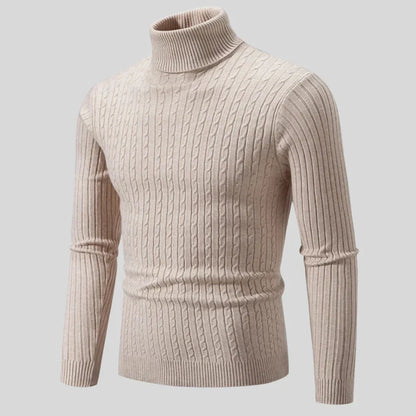 Stylish Men's Turtleneck Sweater Modern