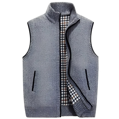 Men's Cardigan Elegant Fleece Lining