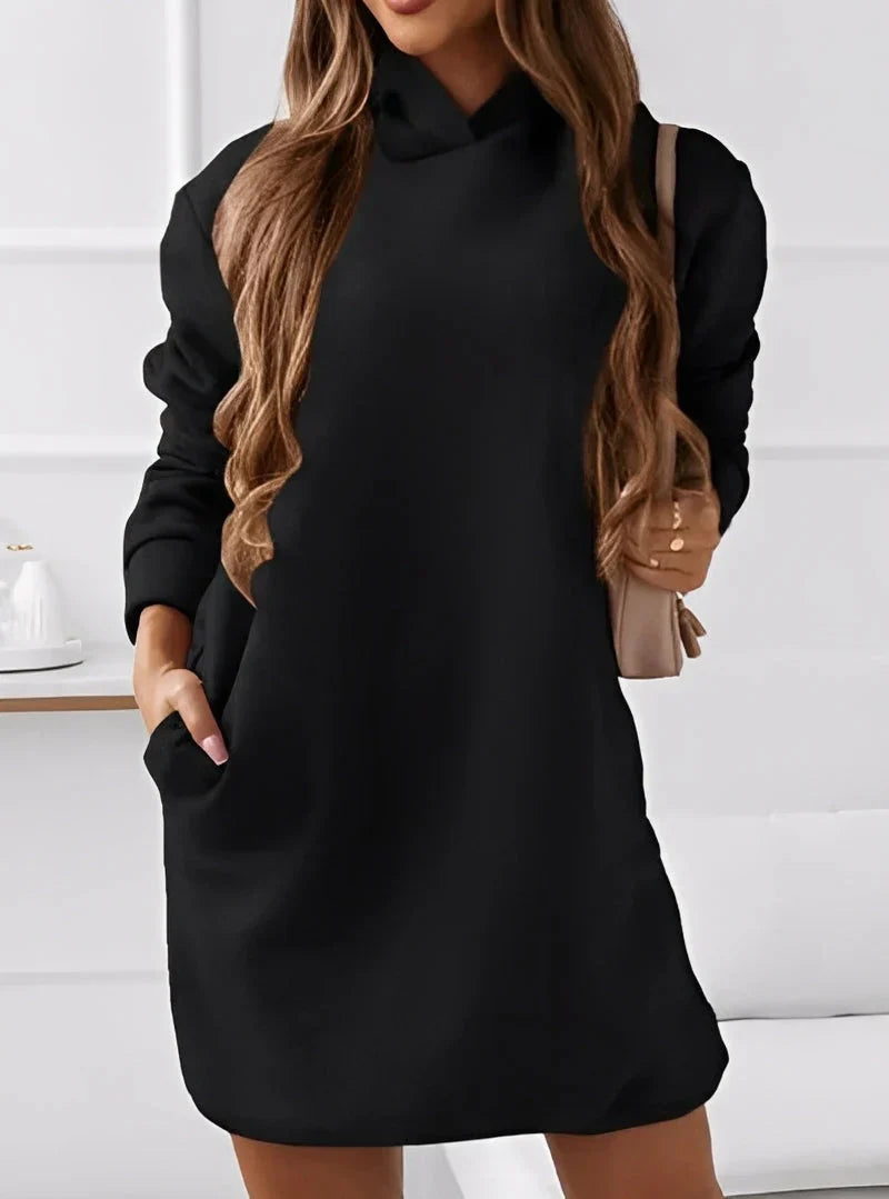 Stylish Mini Dress with Hood Women's Fashion