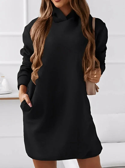 Stylish Mini Dress with Hood Women's Fashion