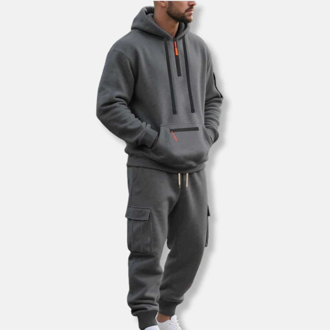 Comfortable Tracksuit Hoodie Cargo Pants