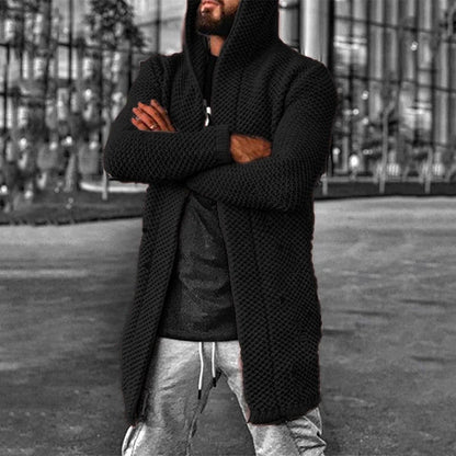 Men's Cardigan Hood Warm