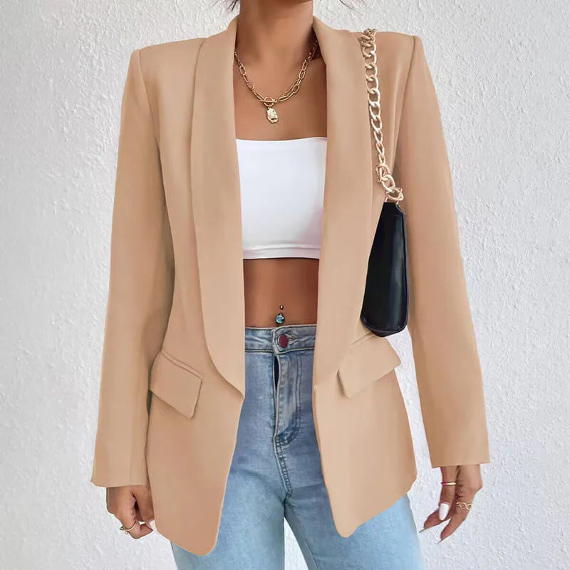 Damen Blazer Langarm Elegant - IdealeKleiden