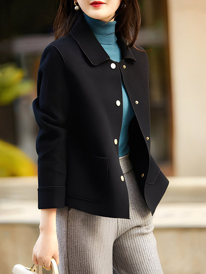 Elegant Women's Winter Jacket With Buttons