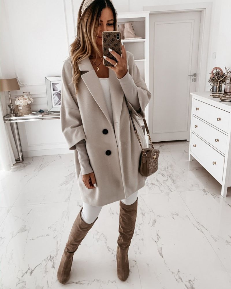 Elegant Women's Coat Trendy Design