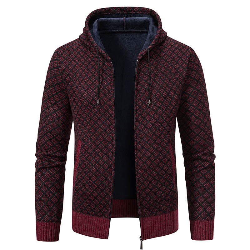 Stylish Men's Jacket Hood Slim Fit