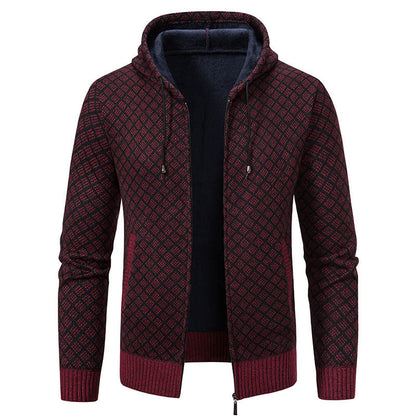 Stylish Men's Jacket Hood Slim Fit