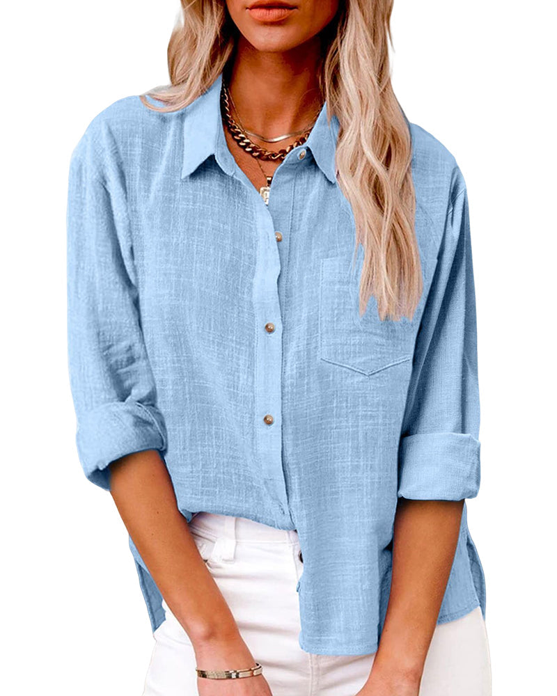 Practical shirt with chest pockets