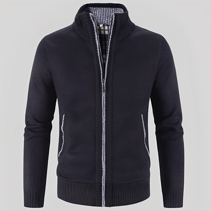 Practical Men's Zipper Cardigan