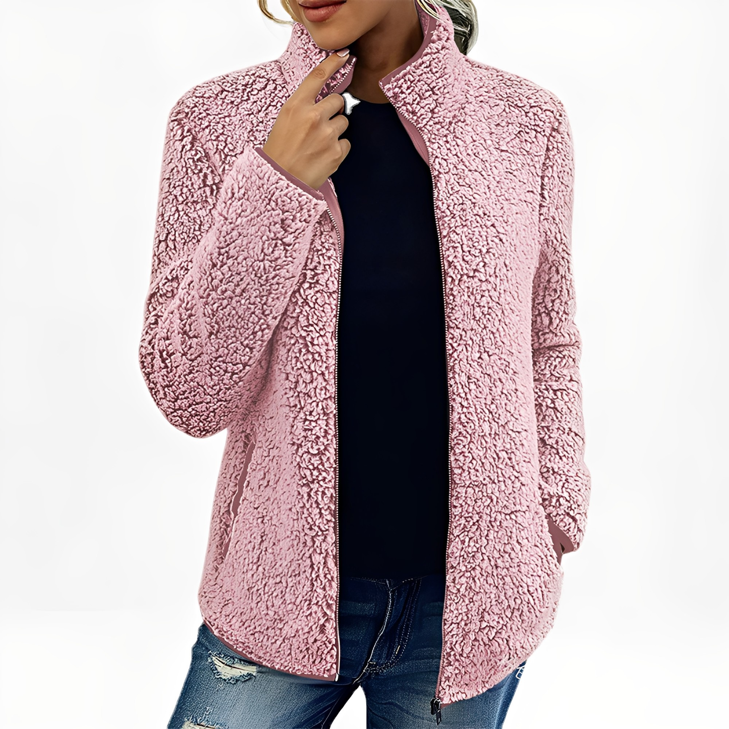 Women's Fleece Coat Soft Elegant