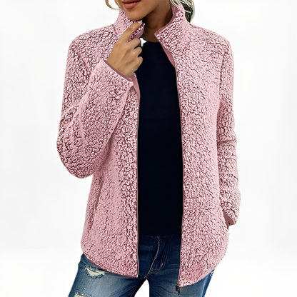 Women's Fleece Coat Soft Elegant