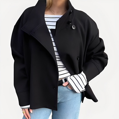 Stylish Women's Wool Jacket Elegant Design