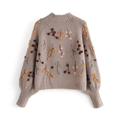 Elegant Knitted Sweater for Women Modern