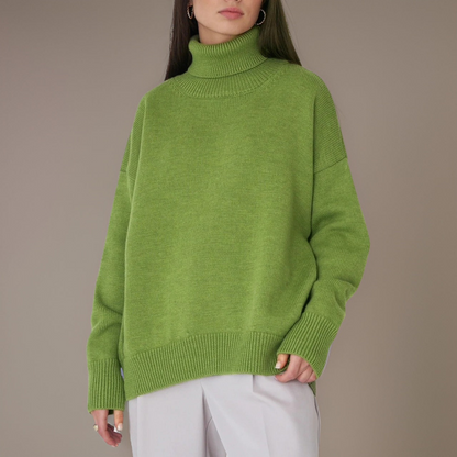 Women's Turtleneck Sweater Warm Winter