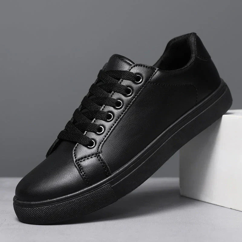 Leder Sneaker Herren Freizeitschuhe Modern