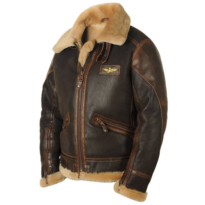 Men's Winter Jacket Retro Style Thick Warm