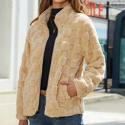 Plaid Women's Trendy Winter Jacket