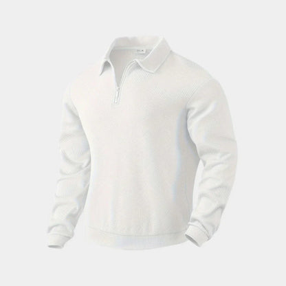 Men's Pullover Half-Zip Stand-Up Collar Modern