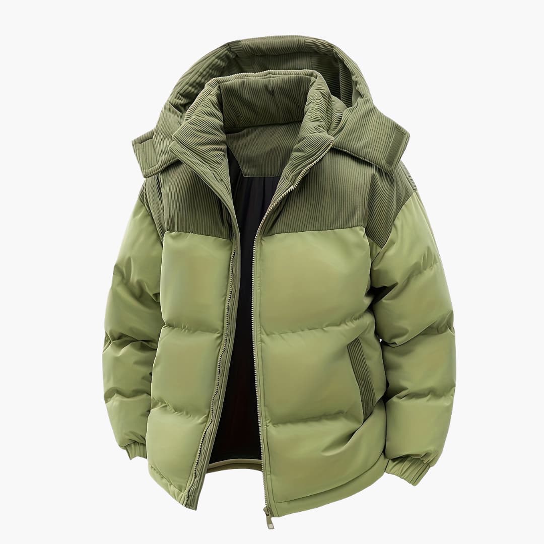 Stylish Hooded Jacket Modern Puffer Design