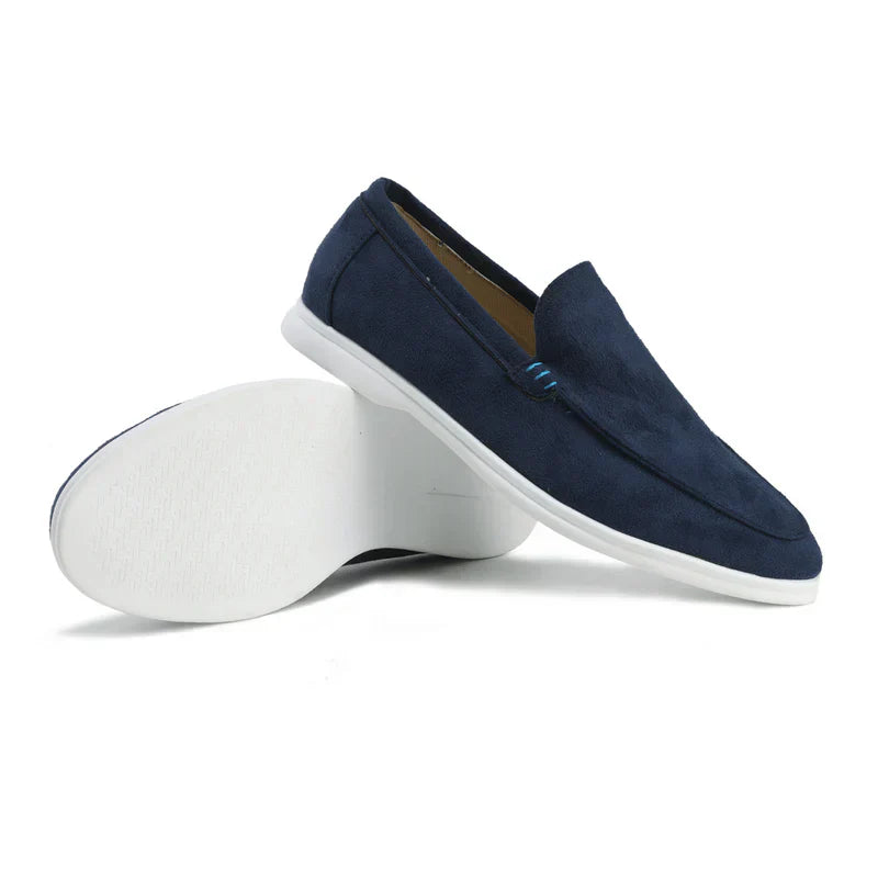 Elliot - Italian Suede Loafer Shoes