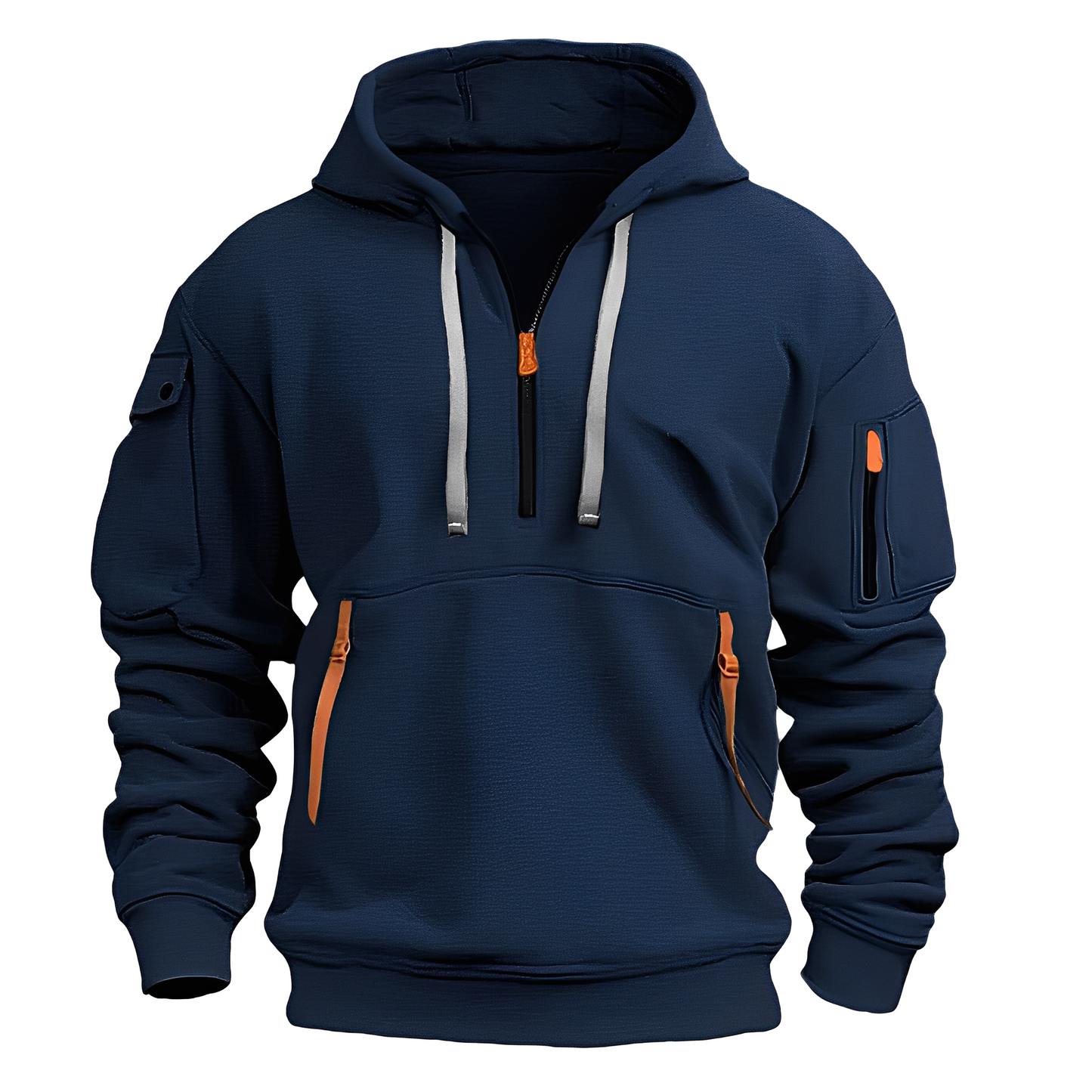 Men's Comfortable Zip-Up Hoodie
