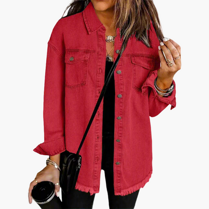 Casual Vintage Denim Jacket Leisure Everyday