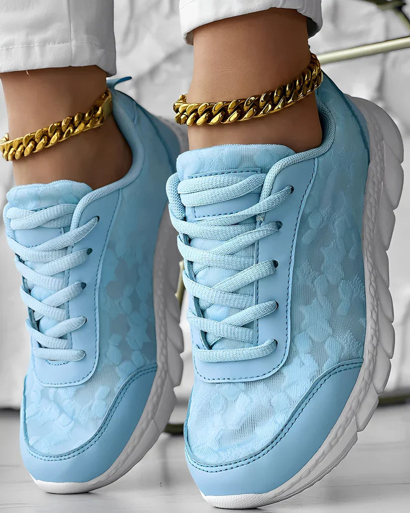 Women's Sneakers Floral Pattern Comfortable Breathable