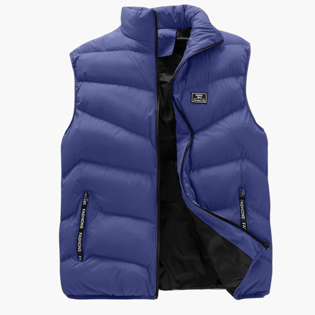 Practical Men's Vest Zipper Casual