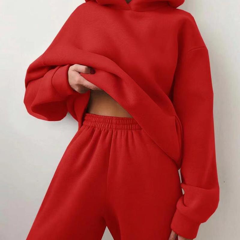 Fashionable Two-Piece Hoodie Casual Chic