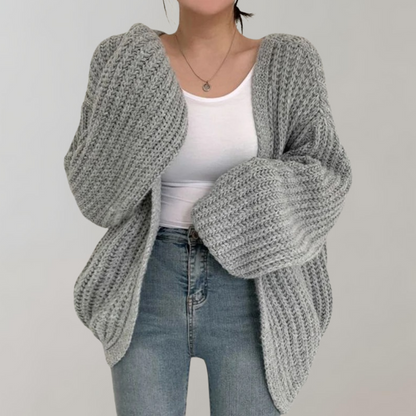 Chunky Knit Women's Cardigan Modern