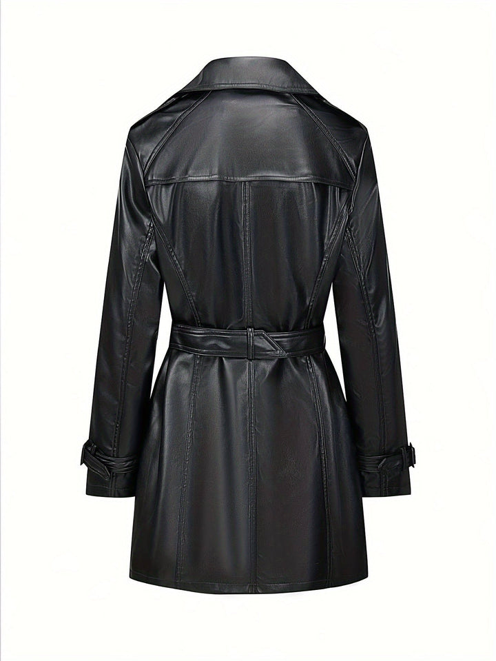 Eleganter Frauenmantel Vintage Style Langarm - IdealeKleiden
