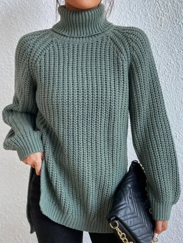 Soft Women's Modern Turtleneck Sweater