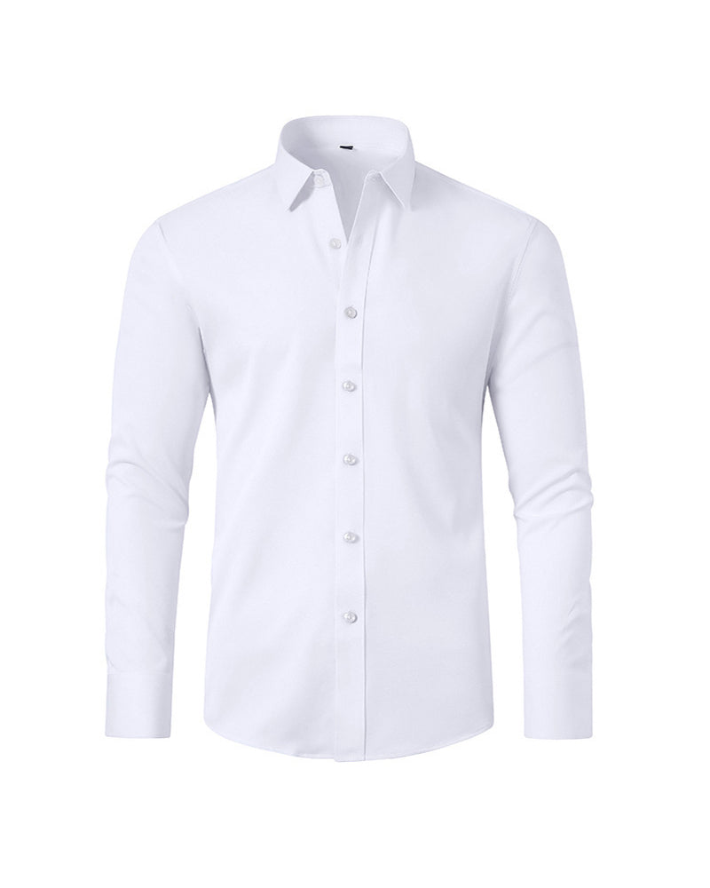 Elegant Long-Sleeve Shirt One Size